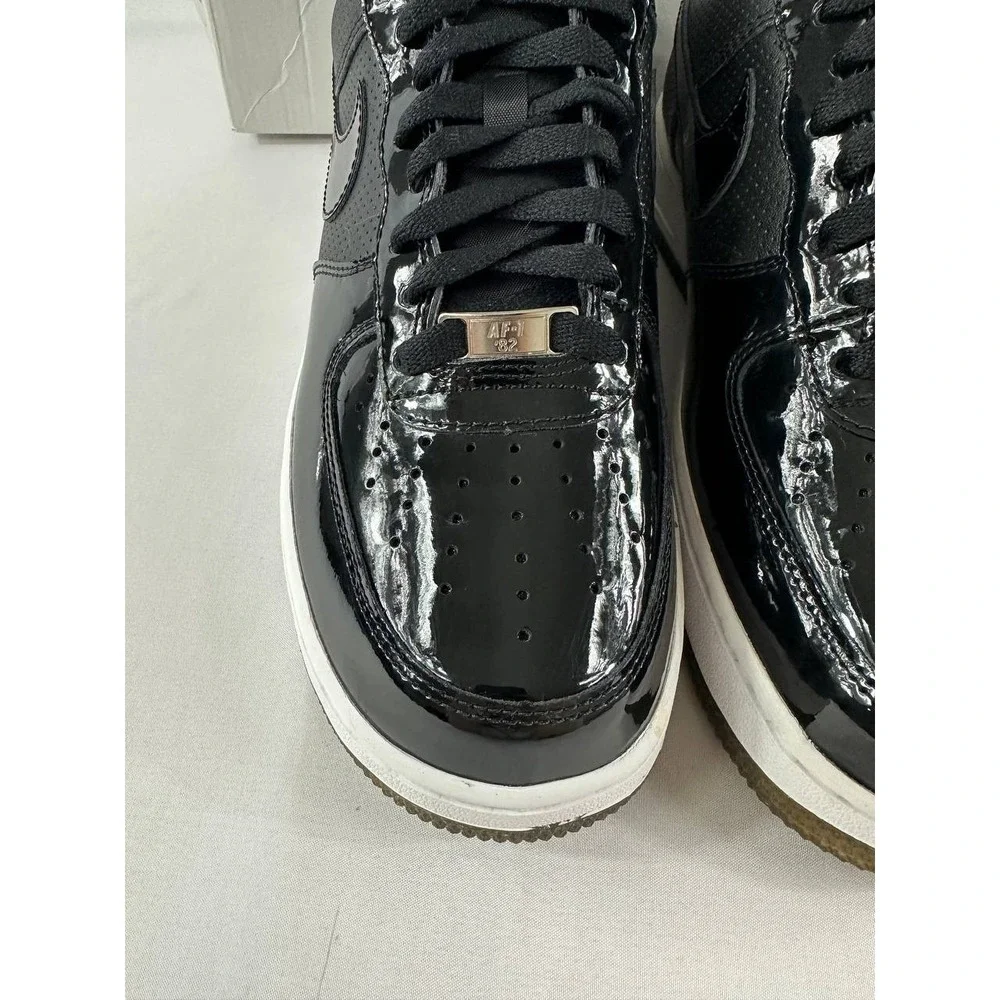 Nike Air Force 1 '07 'Black Silver' 2010 Men's 315122-010 Size 7.5